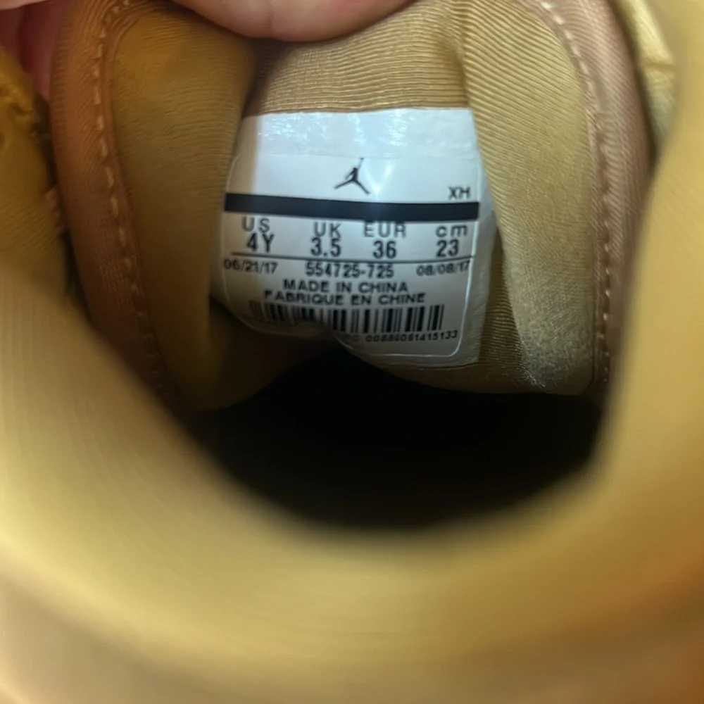 Nike Air Jordan 1 Retro Mid Golden Harvest - Big Kid 4Y - Picture 4 of 4
